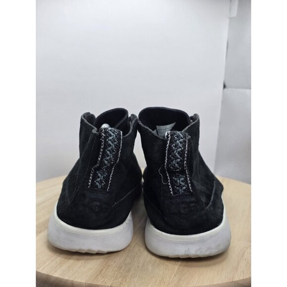 UGG Freamon Ankle Boots 1007645 Mens Black Suede Chukka Shoes Size 11 - Picture 6 of 10